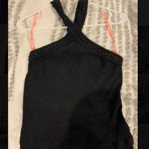 Free people black halter top. NEVER WORN